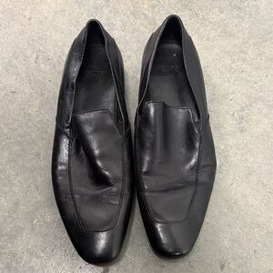 Hugo Boss Black Leather Loafers